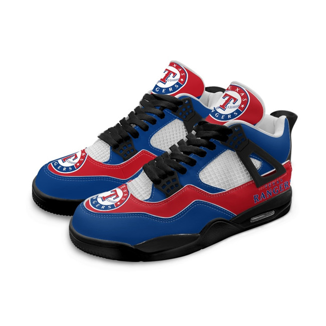 Men's Texas Rangers Running weapon Air Jordan 4 Shoes 001